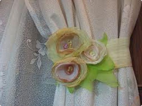 Как сшить цветок из ткани для штор: выкройка руками профи | Онлайн-журнал о ремонте и дизайне