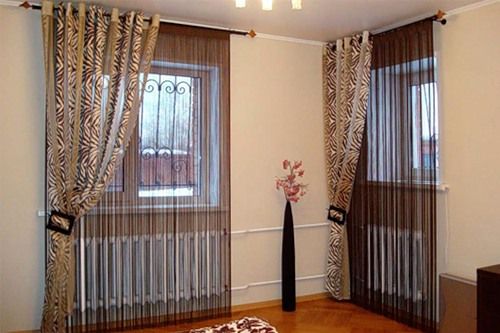 Нитяные шторы – стильный элемент интерьера