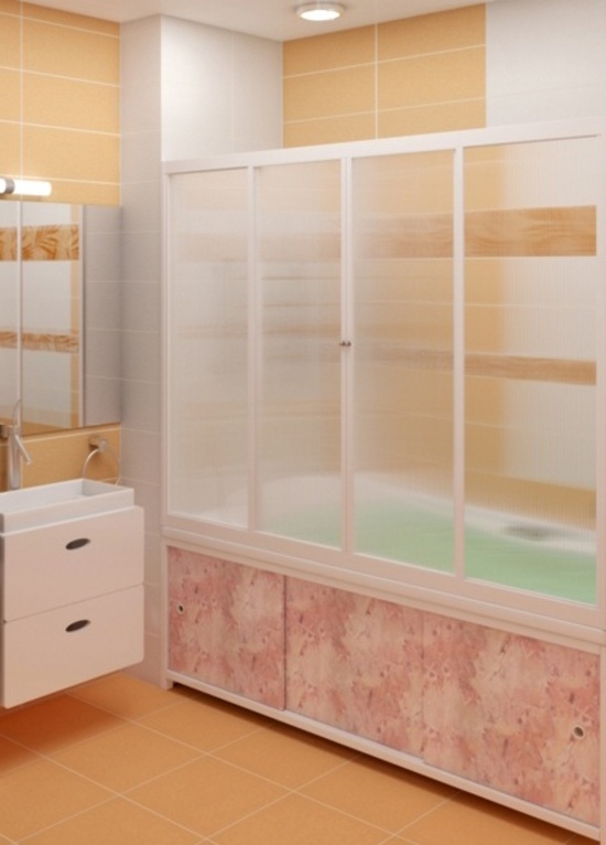 Стеклянные шторки для ванной: современная альтернатива обычным шторкам